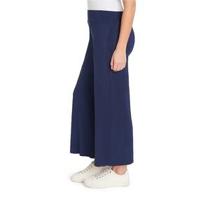 women's Gloria Vanderbilt Wide Leg Pull-On Pants in Navy